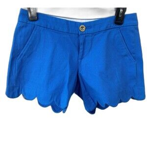 Lilly Pulitzer Shorts Women’s Size 00 Color Blue Buttercup Cotton